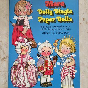 Vintage 1979 Dover Pub. Dolly Dingle Paper Dolls Uncut Book